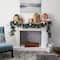 9ft. Pre-Lit Clear LED Ornament & Pinecone Artificial Christmas Garland